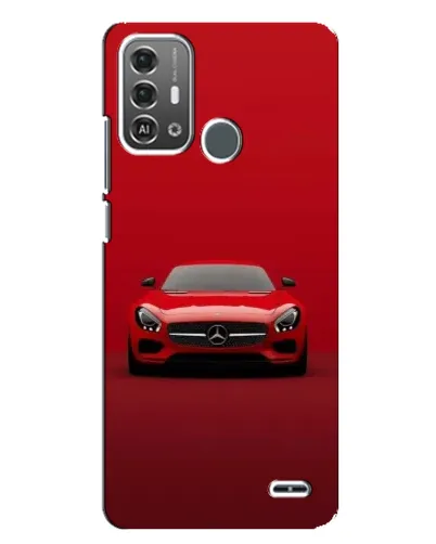 Чехол для ZTE Blade A53 Pro с картинкой «Красный Mercedes AMG»