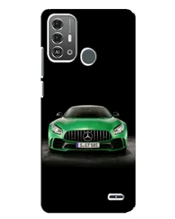 Чехол для ZTE Blade A53 Pro с картинкой «Mercedes — неоновый лого»