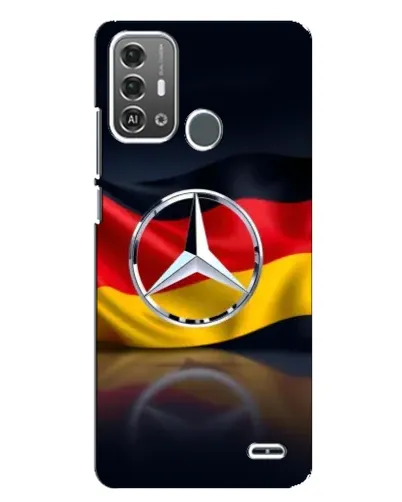Чехол для ZTE Blade A53 Pro с картинкой «Mercedes — флаг Германии»