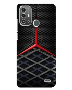 Чехол для ZTE Blade A53 Pro с картинкой «Mercedes Carbon Grid»