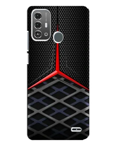 Чехол для ZTE Blade A53 Pro с картинкой «Mercedes Carbon Grid»