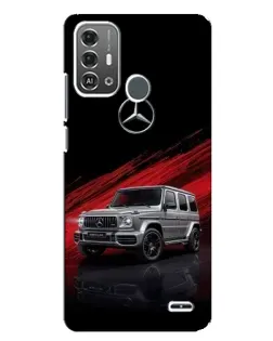 Чехол для ZTE Blade A53 Pro с картинкой «Mercedes G-Class красный»