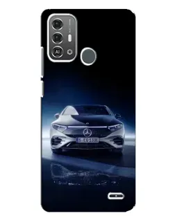 Чехол для ZTE Blade A53 Pro с картинкой «Ночной Mercedes EQ»