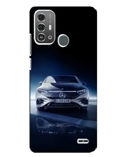 Чехол для ZTE Blade A53 Pro с картинкой «Ночной Mercedes EQ»