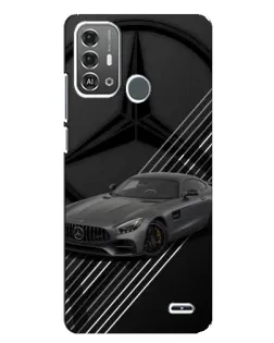 Чехол для ZTE Blade A53 Pro с картинкой «Mercedes AMG — графика»