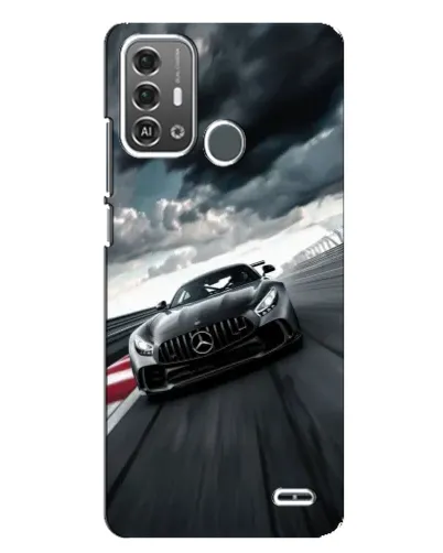 Чехол для ZTE Blade A53 Pro с картинкой «Гоночный Mercedes AMG»