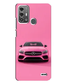 Чохол для ZTE Blade A53 Pro з картинкою «Рожевий Mercedes AMG»