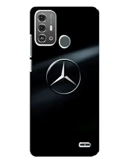 Чохол для ZTE Blade A53 Pro з картинкою «Mercedes на металі»