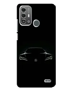 Чохол для ZTE Blade A53 Pro з картинкою «Mercedes — силует авто»