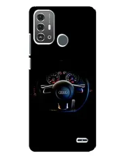 Чохол для ZTE Blade A53 Pro з картинкою «Салон Audi — кермо» Чохол для ZTE Blade A53 Pro з картинкою «Салон Audi — кермо»