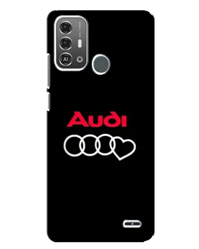 Чохол для ZTE Blade A53 Pro з картинкою «Логотип Audi Heart»