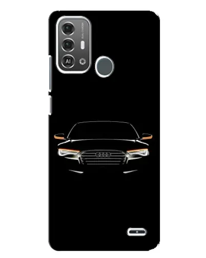 Чохол для ZTE Blade A53 Pro з картинкою «Audi — нічний контур»