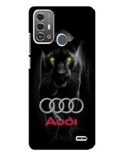 Чохол для ZTE Blade A53 Pro з картинкою «Пантера та Audi»
