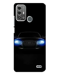 Чохол для ZTE Blade A53 Pro з картинкою «Audi в неоні»