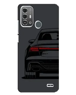Чохол для ZTE Blade A53 Pro з картинкою «Задня частина Audi — арт»