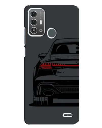 Чохол для ZTE Blade A53 Pro з картинкою «Задня частина Audi — арт»