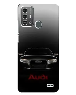 Чохол для ZTE Blade A53 Pro з картинкою «Audi — градієнтний контур»