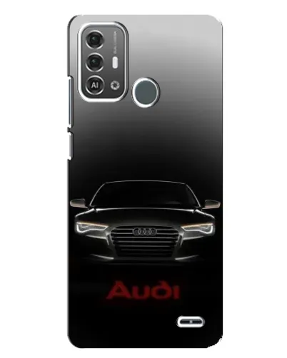 Чохол для ZTE Blade A53 Pro з картинкою «Audi — градієнтний контур»