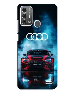 Чохол для ZTE Blade A53 Pro з картинкою «Audi Sport — неон»