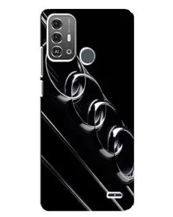 Чохол для ZTE Blade A53 Pro з картинкою «Audi — абстрактні кільця»