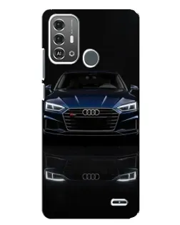 Чохол для ZTE Blade A53 Pro з картинкою «Audi — нічне відображення»