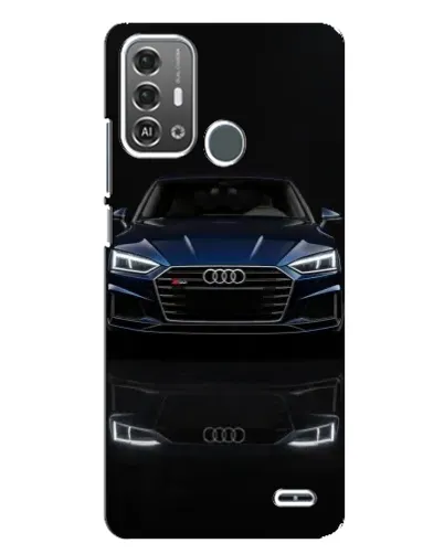 Чохол для ZTE Blade A53 Pro з картинкою «Audi — нічне відображення»