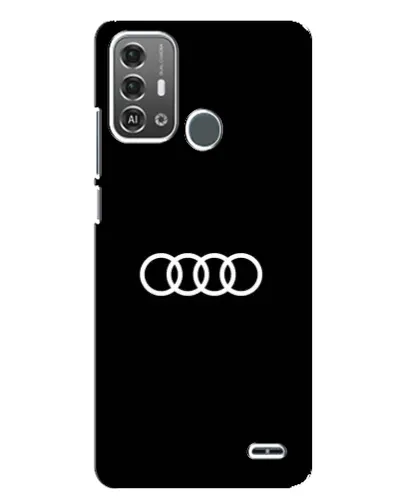 Чохол для ZTE Blade A53 Pro з картинкою «Audi White Logo»