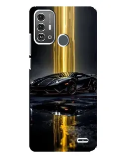 Чохол для ZTE Blade A53 Pro з картинкою «Нічний Lamborghini драйв»
