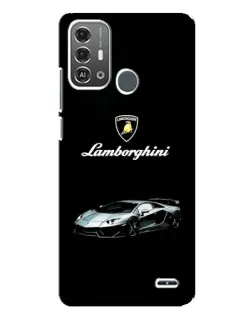 Чохол для ZTE Blade A53 Pro з картинкою «Логотип Lamborghini класика»