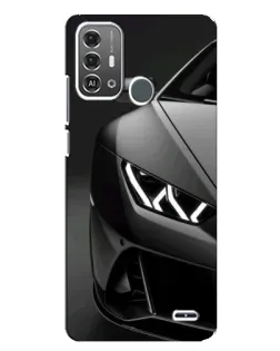 Чохол для ZTE Blade A53 Pro з картинкою «Lamborghini фари деталізація»