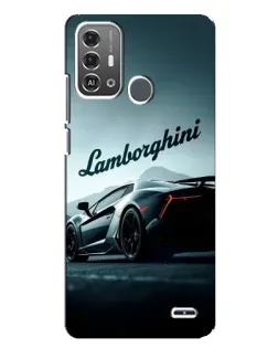 Чохол для ZTE Blade A53 Pro з картинкою «Класичний Lamborghini надпис»