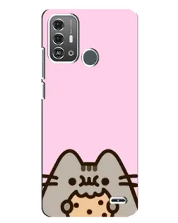 Чохол для ZTE Blade A53 Pro з картинкою «Pusheen та печиво» Чохол для ZTE Blade A53 Pro з картинкою «Pusheen та печиво»