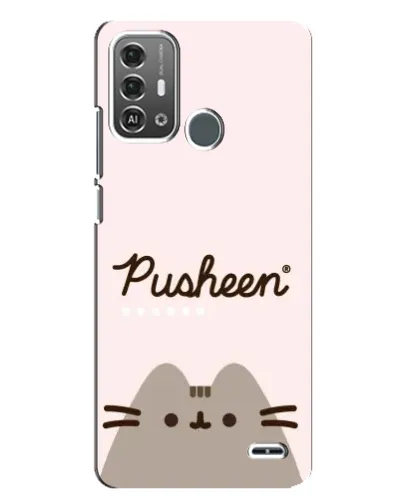 Чохол для ZTE Blade A53 Pro з картинкою «Pusheen логотип» Чохол для ZTE Blade A53 Pro з картинкою «Pusheen логотип»