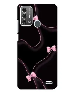 Чехол для ZTE Blade A53 Pro с картинкой «Розовые ленты»