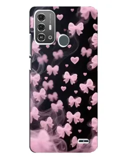 Чехол для ZTE Blade A53 Pro с картинкой «Неоновое кружево»