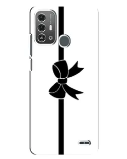 Чехол для ZTE Blade A53 Pro с картинкой «Вертикальный бант»