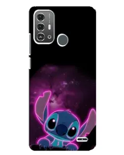 Чехол для ZTE Blade A53 Pro с картинкой «Неоновый Stitch»