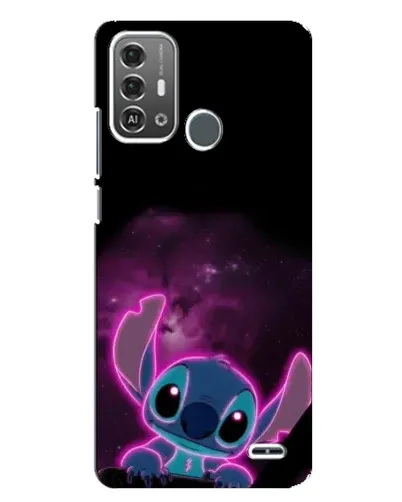 Чехол для ZTE Blade A53 Pro с картинкой «Неоновый Stitch»
