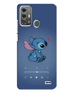 Чехол для ZTE Blade A53 Pro с картинкой «Музыкальный Stitch»