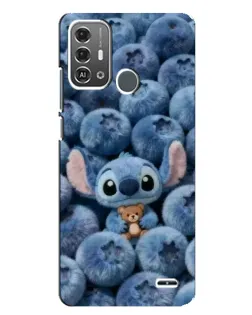 Чехол для ZTE Blade A53 Pro с картинкой «Стич и голубика»