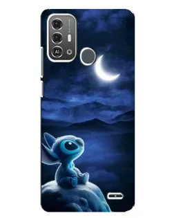 Чехол для ZTE Blade A53 Pro с картинкой «Лунная ночь Стича»