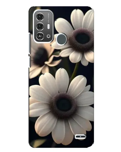 Чохол для ZTE Blade A53 Pro з картинкою «Білі маргаритки макро»