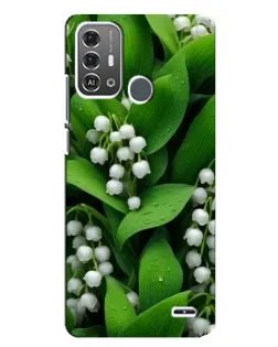 Чохол для ZTE Blade A53 Pro з картинкою «Конвалії в зелені»