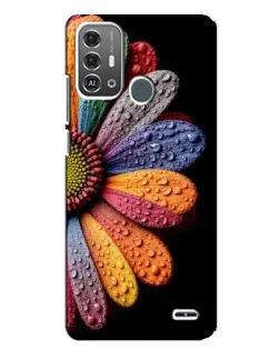 Чохол для ZTE Blade A53 Pro з картинкою «Райдужна квітка»