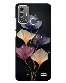 Чохол для ZTE Blade A53 Pro з картинкою «Лілові квіти грації»