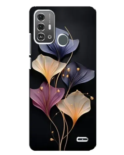 Чохол для ZTE Blade A53 Pro з картинкою «Лілові квіти грації»