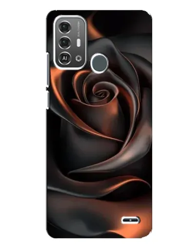 Чохол для ZTE Blade A53 Pro з картинкою «Шовкова чорна троянда»