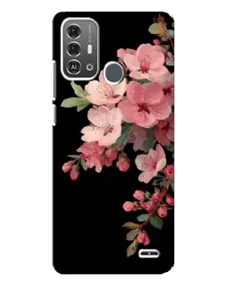 Чохол для ZTE Blade A53 Pro з картинкою «Рожева гілка сакури»