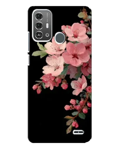 Чохол для ZTE Blade A53 Pro з картинкою «Рожева гілка сакури»