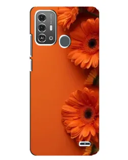 Чохол для ZTE Blade A53 Pro з картинкою «Помаранчеві гербери»